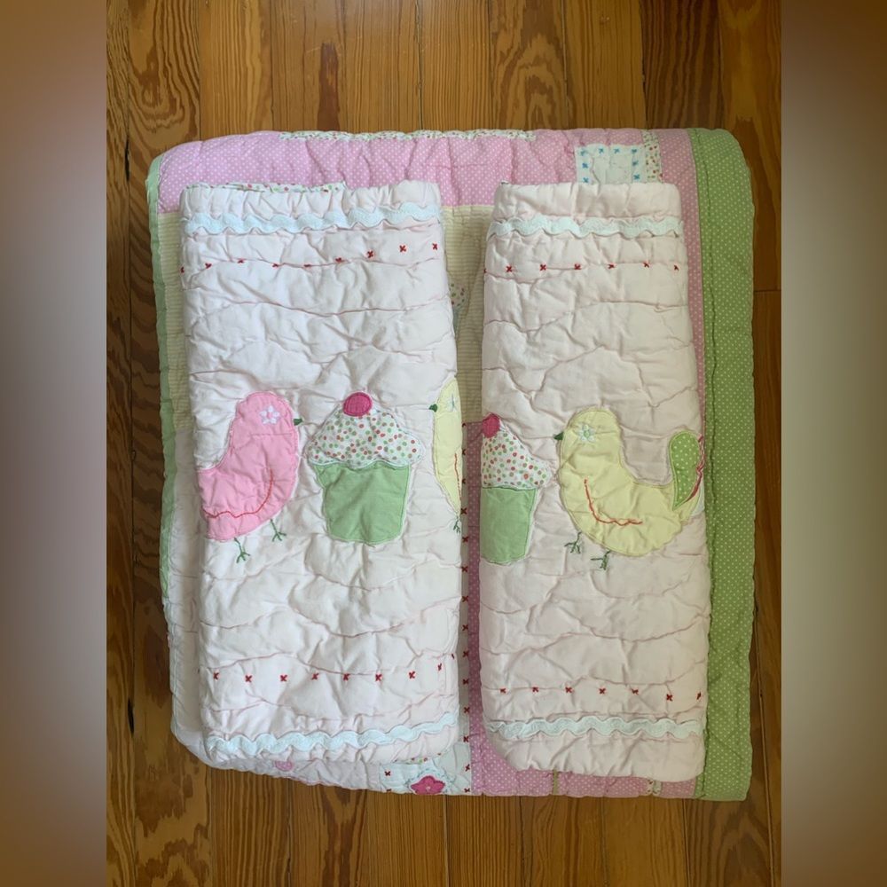 Pottery Barn Kids Quilt and Pillowshams